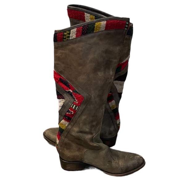 Freebird by Steven Roadies Tall Boot Leather Western Boho, Size 8M - Picture 8 of 16